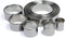 Stainless Steel Round Cookie Cutter Set, 12 Circular Biscuit Cutters, Round Donut Ring Molds for Baking 1.2 Inch Height
