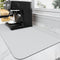Coffee Mat - Absorbent Coffee Bar Mat for Countertops, Fits Under Coffee Maker, Rubber Backed Dish Drying Mat for