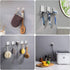 Hooks(2 Pack) LinMei Razor Holder Shaver Hooks Multi Purpose Self Adhesive Storage Hanger Stand Stainless Steel Heavy