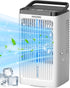 Portable Air Conditioners Evaporative Air Cooler with 4 Wind Speeds 8H Timer & 7 Color Light for Room