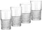 Bormioli Rocco Bartender Novecento Stackable Hi-Ball Drinking Glass, Clear, Set of 4