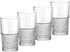 Bormioli Rocco Bartender Novecento Stackable Hi-Ball Drinking Glass, Clear, Set of 4