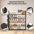 5 20-25 Closet,Entryway,Small VILICK Tier Shoe Rack with Hook and Side Pocket,Shoe Organizer Space Saver Storage