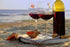 Beach Wine Charms Magnetic Glass Markers Set of 6 Tropical Summer Charms