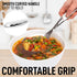 Zulay Kitchen Stainless Steel Cooking Utensil - Durable Kitchen Gadgets - Easy to Clean Kitchen Tools - 11.5" Spoon