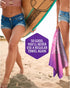 4TH 35x78 inches) VENTURE Microfiber Beach Towel: Quick-Dry, Compact, Sand-Free, Absorbent, Sandproof and Lightweight