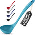 Zulay Kitchen Soup Ladle - Ergonomic, Heat-Resistant for Serving Soup, Chili, Gravy & More - Sky Blue