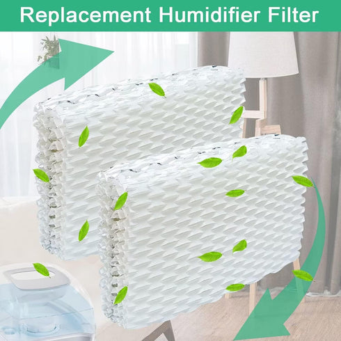2-Pack Humidifier Wick Filter Replacement for ReliOn RCM-832 and ProCare PCWF813