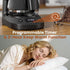5 Programmable 25oz WAA Cup Drip Coffee Maker, Portable Coffee Machine with Glass Pot, Includes Hot Plate and Reusable