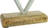 Eleven Perfect Years Rustic Metal Heart Decoration for 11th Anniversary – Free Standing Aluminium & Wooden (hssperf-11)