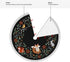 Forest Wreath Christmas Tree Skirt, Gorgeous Edge Tassel Lace for 36" Xmas Ornaments Decoration, Fox Design