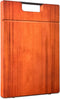 LUBAN Mahogany Wood Cutting Board, Thickened & Large with Handle, Premium Sustainable Wooden Chopping Board (14x9.5x1.1