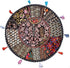 14"x22") Sophia-Art Indian Embroidered Patchwork Cover Indian Decorative Comfortable Floor Cotton Cushion Ottoman Pouf