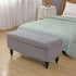 Lussenwert Ottoman Cover Rectangle, Stretch Jacquard Storage Ottoman Cover Rectangle Removable Storage Bench Cover