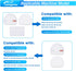 Leadaybetter Filter Replacement for Shark Navigator NV100 NV105 NV106 UV300 NV450, 4 Pack Foam & Felt Filters