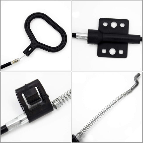 Nonley Sofa Recliner Cables, 2 Pack Couch Release Cables, Black D Ring Pull Handle for Recliner