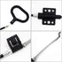 Nonley Sofa Recliner Cables, 2 Pack Couch Release Cables, Black D Ring Pull Handle for Recliner