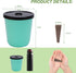 8 24 Kratky Method Hydroponic Planter Kit, Hydroponic Planter Plus Growing Sponges for Herbs, Hydroponic Mini Buckets