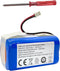 Replacement Shark RVBAT850 Battery for Shark Ion R75, R85, RV850, 3200mAh 14.4v/14.8v (2-Prong connector)