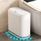 Gleynest Small Bathroom Trash Can with Lid, 3 Gallon Slim Garbage Bin with