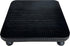 dwellington 12" Countertop Farmhouse Display Wood Riser, Decorative Black Beaded Pedestal Stand, Square Tiered Tray