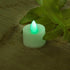 LumaBase Battery Operated Tea Light Candles, Pink, Set of 12