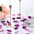 300pcs Artificial Silk Rose Petals, Reusable Fake Purple Flower Petals for Wedding and Party Decoration