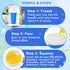 Slushie Cup, 2 Pack Slushy Maker Cup, Frozen Magic Squeeze Cups for Juice, Milk, Yogurt, Ice Cream, DIY Smoothie
