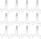 Super Z Outlet 12 Pack Plastic Easels, Clear Display Stands for Photos, Place Cards, and Collectibles (8 Inches)