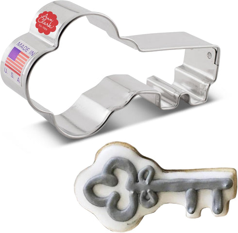 Ann Clark Cookie Cutters Key Cookie Cutter, 3.5 Inch, Made in USA