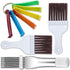 Cenipar 4PCS Air Conditioner Condenser Fin Comb Set, Include FCR6 Fin Comb, Metal Radiator Fin Comb, 2 Pack Brush