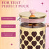 Paris Hilton French Press Coffee Maker - 2-Piece Set with Heart Shaped Measuring Scoop, 8-Cup or 34-Ounce, Pink