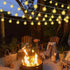 AUAUY 40 19.6FT 2 String Lights, LED String Lights Battery Operated Modes, Christmas Lights Bedroom, Waterproof Outdoor