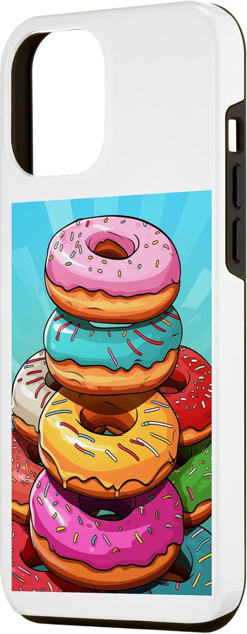 iPhone 12 Pro Max Doughnuts Pop Art Vintage Retro Baking Bakery Bakery Bakery Goods Case