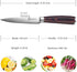 PAUDIN Utility Knife, 5 Inch Chef Knife, Ultra Sharp High Carbon Stainless Steel, Premium Gift Box