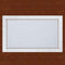 Grelucgo Set of 6 Handmade Hemstitched White Table Placemats 12x18 Inches