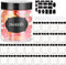 8 OZ Plastic Jars with Lids - 24 Pack Clear Containers for Kitchen and Household Food Storage, BPA Free