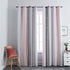 FANLI Ombre Rainbow Blackout Curtains for Kid Girls Bedroom Living Room Darking Stripe