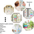 Summer Thick Gel Clings Hawaiian Beach Tropic Stickers for Home Classroom Nursery, Fun in The Sun Window Gel Decals,