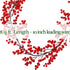 8.9FT (1) Lulu Home Red Berry Garland, Flexible Artificial Christmas Holly Berry Vine, Winter Berry Garland for Mantle