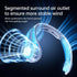 JISULIFE Upgraded Portable Neck Fan, Hands-Free Personal Fan with 5 Speed Gears, 3900 mAh Rechargeable
