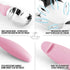 Zulay Ice Cream Scoop with Soft Easy Grip Handle - Heavy Duty Ice Cream Scooper with Built-in Lid Opener (Pink)