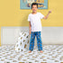 3-Piece Set Twin Size Bed Sheet by Coukouchyi, Soft & Breathable Kids Fitted & Flat Sheet for Boys with Deep Pocket