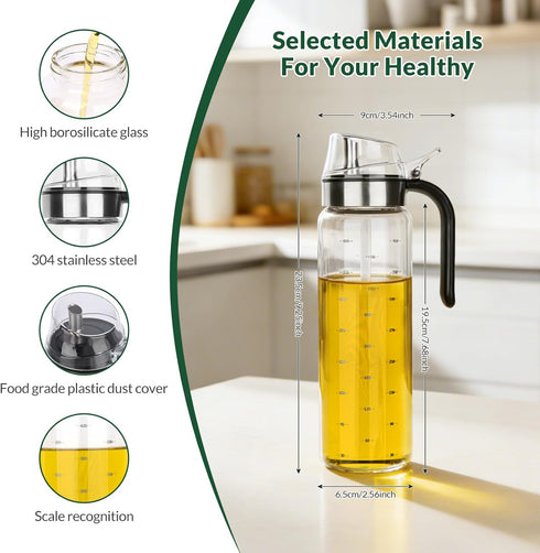 500ml, Spout(500ml 2pcs) hotder Oil Bottles, Olive Oil Dispenser, Oil Dispenser Bottles, Oil Dispenser, Oil Dispenser