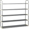 Home-Complete Shoe Storage Rack, 5-Tier Shoe Organizer for Closet Bathroom Entryway, Shoe