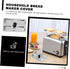 1pc Toaster Cover, Small Appliance Top Cover for Toaster, Stainless Steel Slot Cover