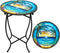 Weogot Patio Side Table, 14 Inch Weather Resistant Metal Side TableSide Table for