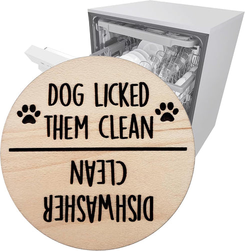 Funny Kitchen Gadgets Clean and Dirty Sign for Dishwasher, Apartment Essentials, Clean Dirty Magnet for Home
