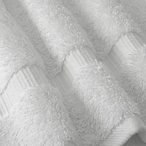 12 Chakir Turkish Linens Premium Cotton Absorbent Turkish Towels (Washcloths - Piece, White)