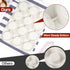 CAKETIME Silicone Muffin Pan, Regular Size for Baking 12 Cups, Non Stick Cupcake Pan, 1 Pack Confetti